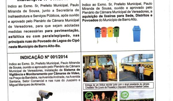 Imagens da Informativo- Vereador Ninho de Miraltina - 2013/2020