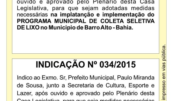 Imagens da Informativo- Vereador Ninho de Miraltina