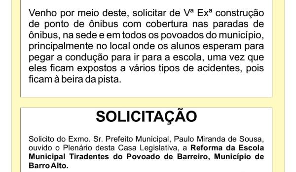 Imagens da Informativo- Vereador Ninho de Miraltina